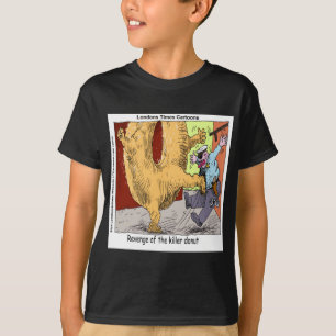 T-shirt Policier Vs Donut Dessin Animé Drôle