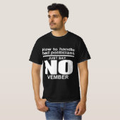 T-shirt Politiciens corrompus (Devant entier)