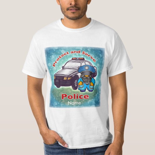 T-shirt Politieagent (Voorkant)