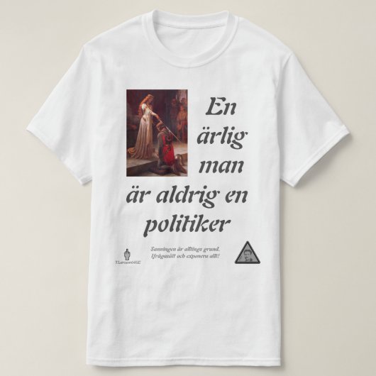 T-shirt — Politiker (Design voorkant)