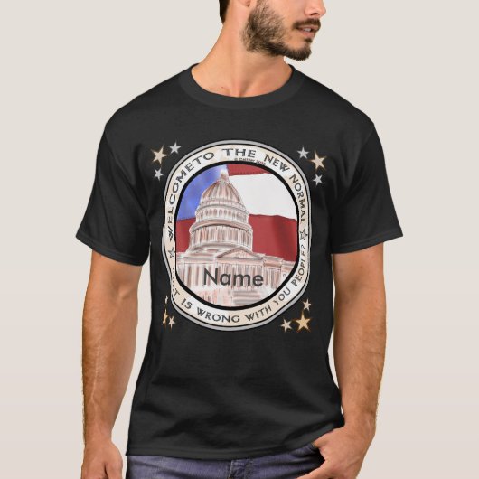 T-shirt politique Capitol New Normal (Devant)