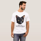 T-shirt Politique Chat Aucun Rats Ne Sera En Fonction (Devant entier)