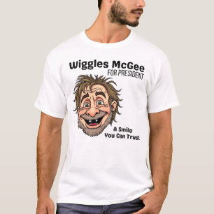 T-shirt politique, Wiggles McGee pour président