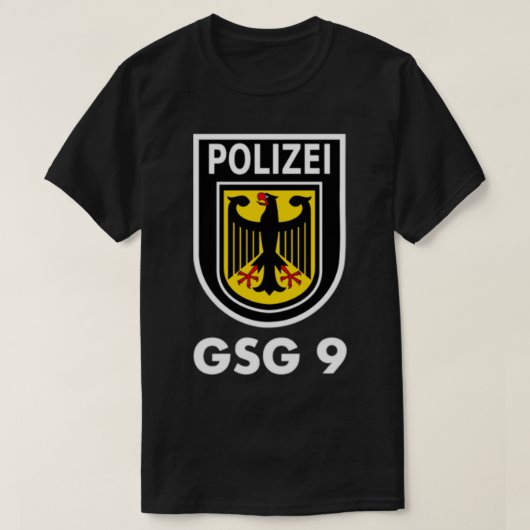 T-shirt Polizei GSG 9 Bundespolizei (Design devant)