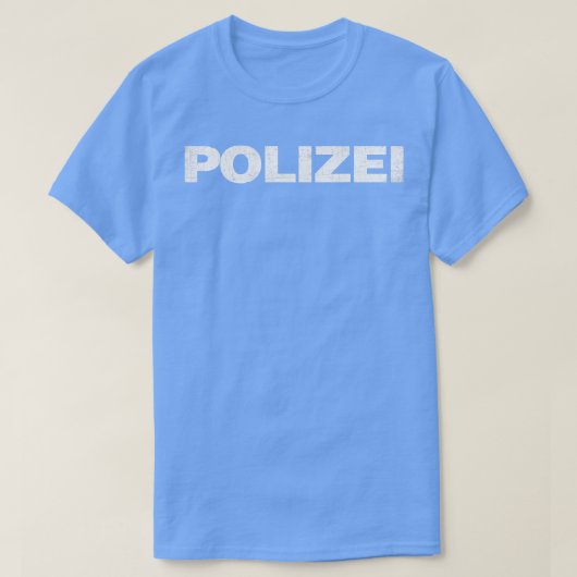 T-SHIRT POLIZEI PAS D'ESPOIR PAS DE PEUR (Design devant)