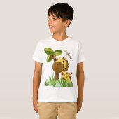 T-shirt Polka Dot Giraffe (Devant entier)