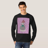 T-shirt Polka Dot Pink Poodle Fun Fluff! (Devant entier)