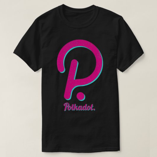 T-shirt Polkadot Crypto Coin, DeFi Altcoin, Bloc Ethereum (Design devant)