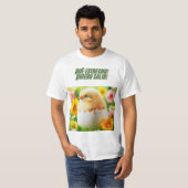 T-shirt Pollito Impaciente: ¡Qué Estrecho! (Devant entier)