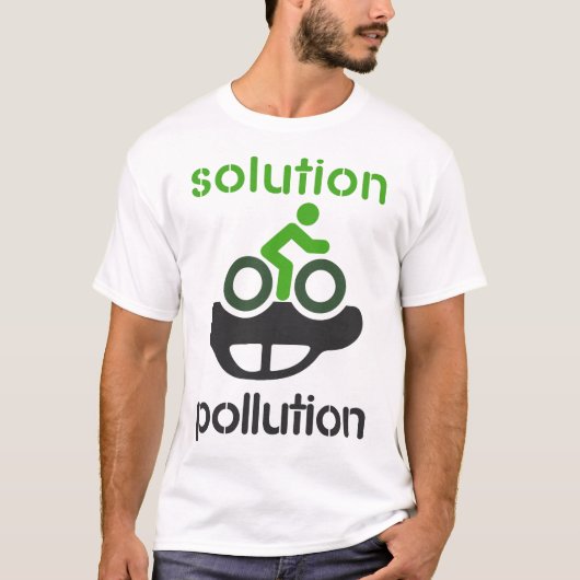 T-shirt Pollution de solution (Devant)