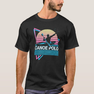 T-shirt Polo Canoë Polo Kayak Rétro