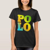 T-shirt Polo Conçu Avec Des Couleurs Naturelles (Devant)