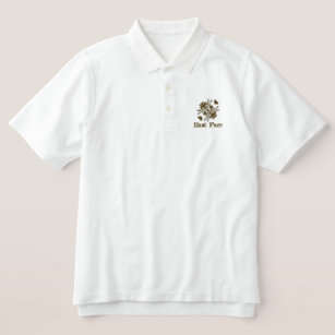 T-shirt Polo de base brodé pour hommes