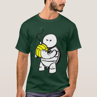 T-shirt Polo d'eau fâché de tortue - longue douille légère