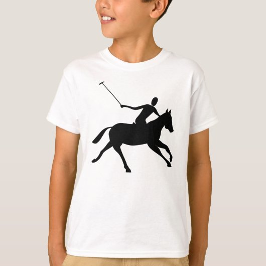 T-shirt Polo - Noir (Devant)