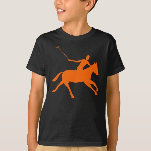 T-shirt Polo - Orange (Devant)