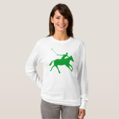 T-shirt Polo - Vert herbe (Devant entier)