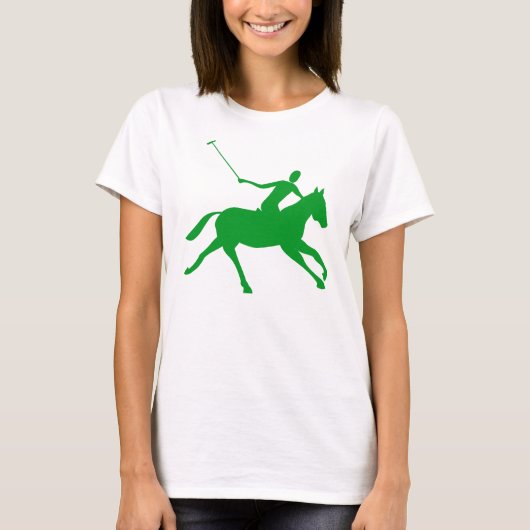 T-shirt Polo - Vert herbe (Devant)