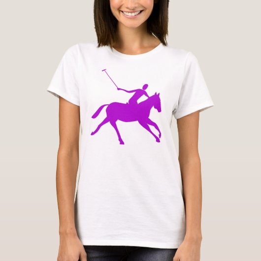 T-shirt Polo - Violet (Devant)