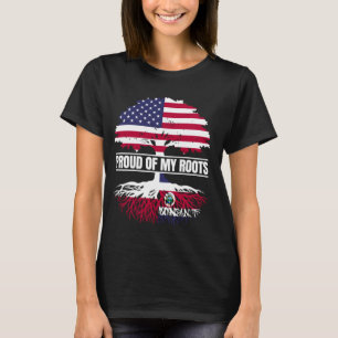T-shirt Pologne Costa Rica Mix Fier de mes racines Polonai