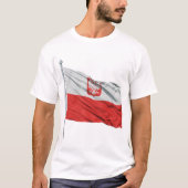 T-shirt Pologne Drapeau femmes adolescentes actives (Devant)