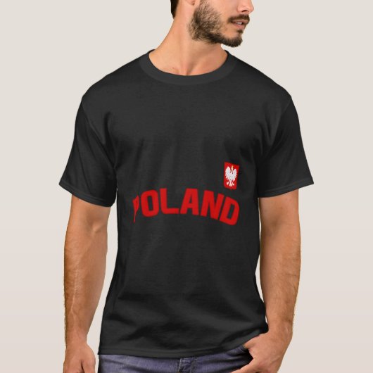 T-shirt Pologne Drapeau Polonais Pride Polska Coun Interna (Devant)