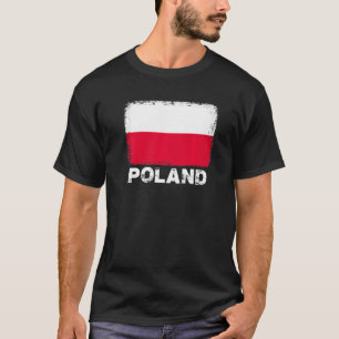 T-shirt Pologne Drapeau soutien Polonais Femmes Hommes