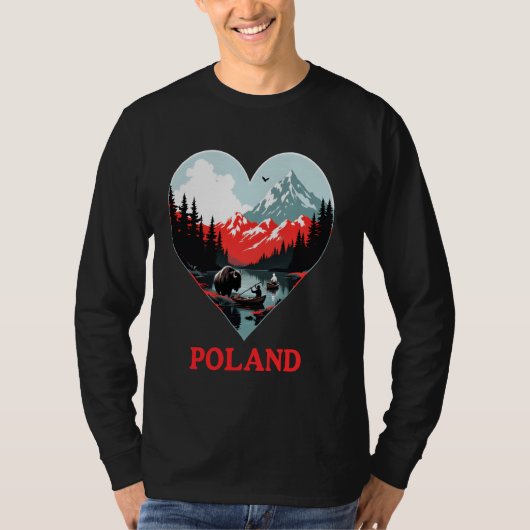T-shirt Pologne Love (Devant)