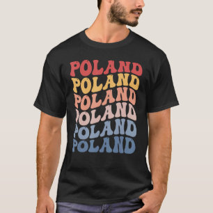 T-shirt Pologne Pôle Super rétro