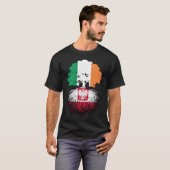 T-shirt Pologne Pologne Irlande Irlande Arbre drapeau (Devant entier)