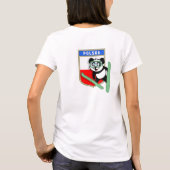 T-shirt Pologne Saut à ski Panda (Dos)