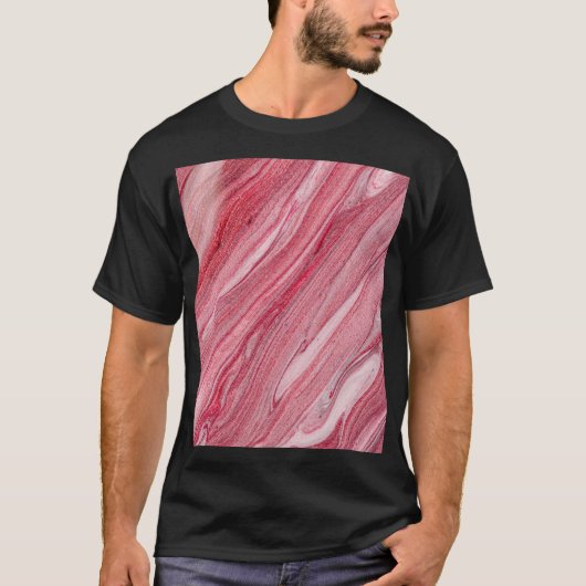 T-shirt Polonais : Arrière - plan texturé (Devant)