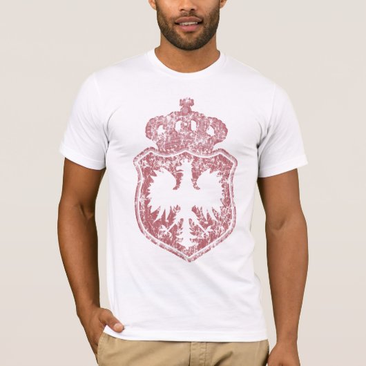 T-shirt polonais de couronne de crête (Devant)
