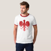 T-shirt polonais d'Eagle (Devant entier)