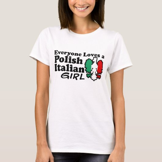 T-shirt polonais italien (Devant)