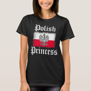 T-shirt Polonaise Princesse Girls Polska Pride Pologne Dra