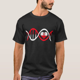 T-shirt Polska Genèse Pologne Adn Polonais Racines Pologne