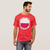 T-shirt Polska Poland Art Shield (Devant entier)
