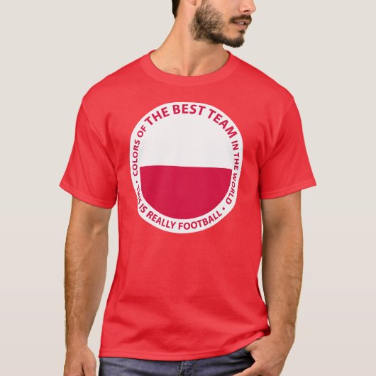 T-shirt Polska Poland Art Shield (Devant)
