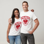 T-shirt Polska Poland Pologne (Unisexe)