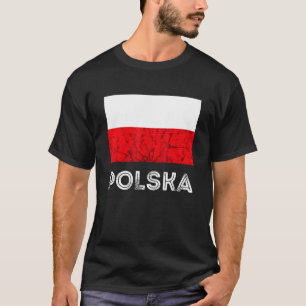 T-shirt Polska Pologne Drapeau Aigle polonais Polonais Rac