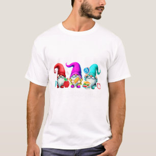 T-shirt Poly-gnome-ials Trois Gnomes Prof de Maths Drôle