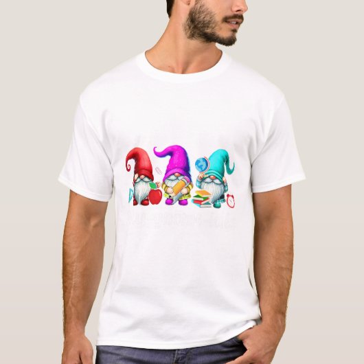 T-shirt Poly-gnome-ials Trois Gnomes Prof de Maths Drôle (Devant)