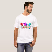 T-shirt Poly-gnome-ials Trois Gnomes Prof de Maths Drôle (Devant entier)