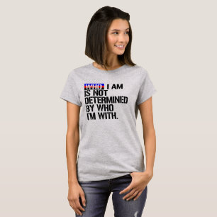 T-shirt Polyamory - Qui je suis n'est pas déterminé par 