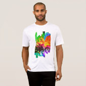 T-shirt polyester coton Eclosion 175-B   (Devant entier)