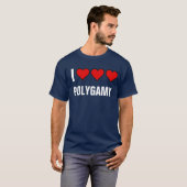 T-shirt Polygamie d'amour (Devant entier)