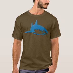 T-shirt Polygon Bull requin Tee - requin