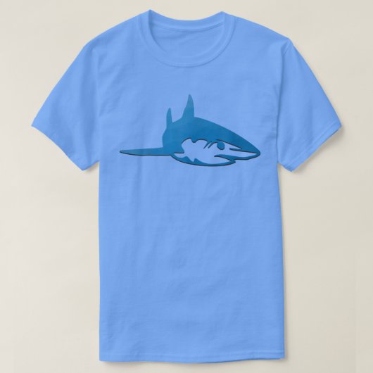 T-shirt Polygon Bull requin TeeShark (Design devant)