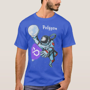 T-shirt Polygon MATIC Space Man Astronaute Dunk Crypto Cry